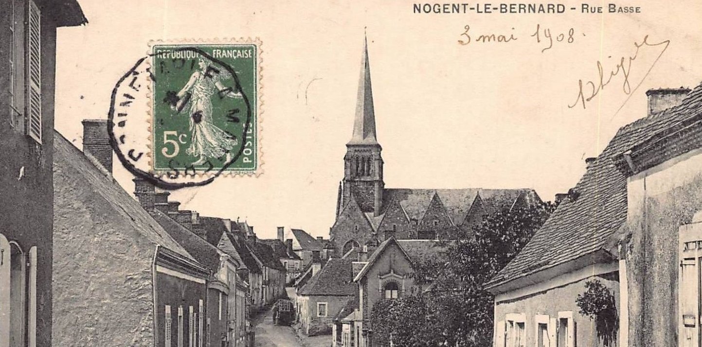 Courrier-Convoyeur Bonnétable - Mamers 1905